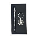 AS Store Personalized Advocate Pen And Keychain Set Customized Pen With Name Engraved Twist Ball Pen With Advocate Logo Combo For Lawyer