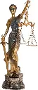 Kartique Resin Justice Lady of Law and Equality Height 7.5 Inch Multicolor